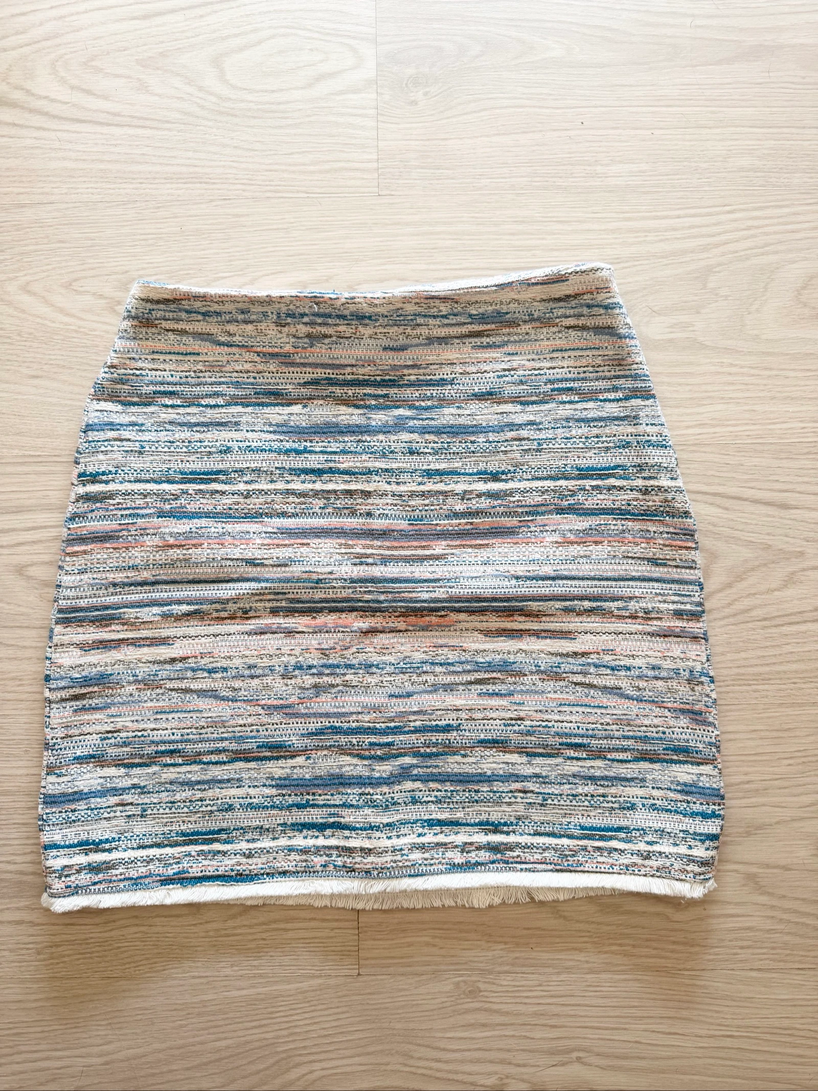 Mini jupe chiné multicolore Camaïeu taille 36 S 